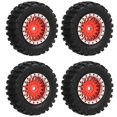 thumbnail image 4 of RC Car Wheels And Tires, Exquisite Craftsmanship Environmentally Friendly Aluminum Alloy 1/16 RC Wheel Hub Set  For Remote Control Vehicle Red, 4 of 8