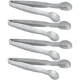 thumbnail image 1 of LLC 4 Pièces Mini Pince à Sucre en Acier Inoxydable - 4 Pouces Carré Plaqué Or, 1 of 5