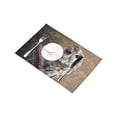 thumbnail image 3 of MKHERT Funny Wise Owl Sitting On Books Placemats Table Mats for Dining Room Kitchen Table Decoration 12x18 inch,Set of 6, 3 of 4