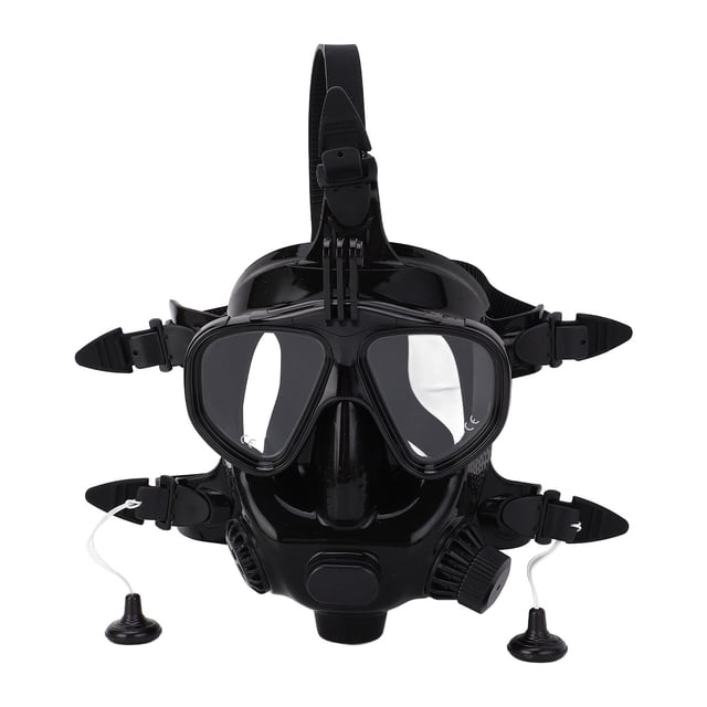 GAFAS DE BUCEO DE CARA TOTRA, GAFAS DE CARA DE BUCEO SUAVE A PRUEBA DE FUGAS CON MONTAJE DE CÁMARA PARA BUCAR PARA BUCAR