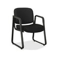 thumbnail image 4 of Lorell Guest Chair 24-3/4"x26"x33-1/2" Black Fabric 84576, 4 of 11