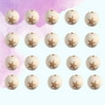 thumbnail image 3 of Perles Intercalaires en Bois Couleur Naturelle pour Artisanat Fait Main Décoration Maison 20 Pcs 0.8 Po, 3 of 8
