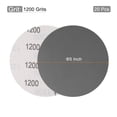 thumbnail image 2 of Uxcell 5 Inch 1200 Grit Hook and Loop Wet Dry Usable Silicon Carbide C-Weight Backing  Sanding Disc 20Pack, 2 of 5
