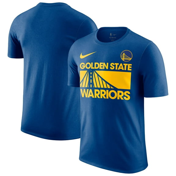 Men's-Nike Blue Golden State Warriors Courtside This Is Our Year T-Shirt