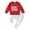 Red, variant on Baby Boy Girl Clothing Sets 6M 12M 18M 24M 3Y Children Letter Print Pullover Sweatshirts + Pants 2pc Kids Clothes Toddler Valentines Day Outfits