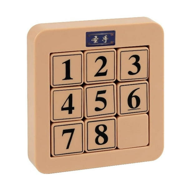 Number Puzzle 3x3(Arrange Numbers 1 To 8) 4x4(Arrange Numbers 1 To 15) Magnetic Adsorption Brain Teaser Arrangement Game Educational Toys Children Puzzle Toys High-quality Kid Toys Gifts For Children
