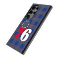 thumbnail image 2 of Keyscaper Philadelphia 76ers Plaid Galaxy Magnetic Bump Case, 2 of 7
