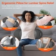 thumbnail image 7 of 3 in 1 Electric Back Massager - Lumbar Support Pillow with Heat & Vibration, Lower Back Spine Decompression, 7 of 7
