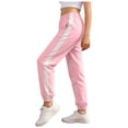 thumbnail image 3 of Girls' Sweatpants Straight Leg Casual Baggy Joggers Loose Athletic Lightweight Pants with Pocket 6-12 Months 12-24 Months 2t 3t 4t 5t 6t 7t 8t 9t Children(Pink,4-5 Years), 3 of 8