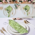 thumbnail image 2 of Cloth Napkins Set of 4 - 20x20 Inches, Vintage Green Washable Reusable Table Napkins, Retro Botanical Abstract Art Soft & Absortbent Dining Napkin for Party Wedding Hotel Restaurant, 2 of 8