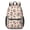 Cow and Heart, variant on Cow and Spot Green Pattern 17" School Backpacks for Teens,Waterproof Oxford Fabric,S-Shape Padded Straps for School,Travel,Hiking,Camping