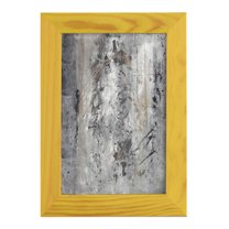 Ancient Marks II - Framed Print w/glass - Sunflower Yellow
