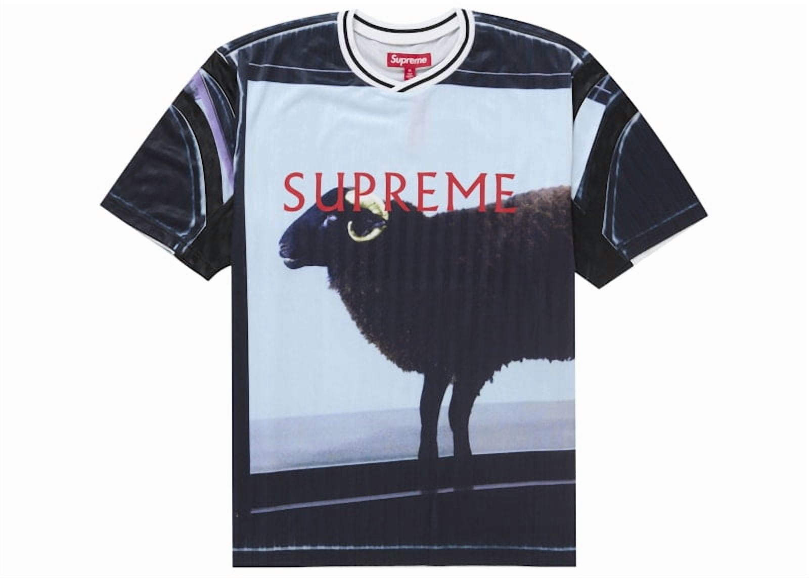 Supreme Men's Crest Soccer Jersey Black, from StockX - Walmart.com