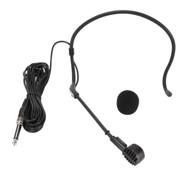 Headset Microphone,6.35mm Earhook Microphone Ergonomic Wired Headset Microphone Ear Hook Mic Unparalleled Experience