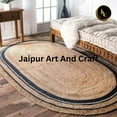 thumbnail image 4 of Jaipur Art And Craft Handmade Jute Area Rug Modern Braided Carpet for Hall, Guest Room Rug Size - (12x15 Sq Feet), (144x180 Inches), (360x450 CM), 4 of 9