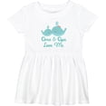 thumbnail image 3 of Inktastic Oma and Opa Love Me Girls Baby Dress, 3 of 5