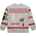 thumbnail image 3 of Men's Mitchell & Ness Gray Georgia Bulldogs All Over Print Sweatshirt, 3 of 6