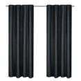 thumbnail image 6 of Better Homes & Gardens 100% Blackout Linen Blend Single Curtain, 50x84 Rich Black, 6 of 9