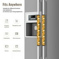 thumbnail image 4 of Refrigerator Door Handle Covers Set of 2, Sweet Cute Orange Adjustable Non Slip Fridge Handle Covers, Appliance Handle Covers for Dishwasher Cuteness Oven Kitchen Decor, 4 of 6