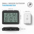 Indoor Thermometer, AMIR Outdoor Thermometer Digital Hygrometer