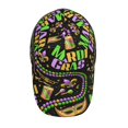 thumbnail image 4 of Balery Mardi Gras3 Baseball Cap For Women Men,Adjustable Size For Running Workouts And Outdoor Activities All Seasons, 4 of 9