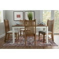 thumbnail image 4 of Linon Stanton Dining Chairs, Set of 2, Brown Finish with Beige Fabric, 4 of 11