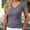 A1 Dark Gray, variant on Outfmvch Going Out Tops Capsule Wardrobe for Women 2026 Short Sleeve Sweater Wrap Front Drape Tunic Top Bohemian Vacation Shirts Gym Workout Cute Top Half Sleeve Tops for Women Black L