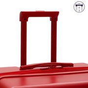 iFLY Transit 28 Expandable Hardside Spinner Large Checked Luggage, Red