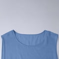 thumbnail image 6 of Hvogkswy Tank Tops Men Solid Color Sleeveless Crew Neck T-shirts Soft Loose Comfortable Outdoor Running Workout Summer Casual Shirts, 6 of 7