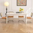 thumbnail image 3 of Peatuk Dining Table For 4-6 People, Rectangular Modern Wood Dining Table For Kitchen - 63 Inch Length, 3 of 5