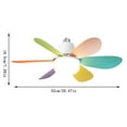Remote Control Small Ceiling Fan Light Silent Strong Wind Infinite clearance-super-strong-wind-power-adjustable-in-five-gears-clip-on