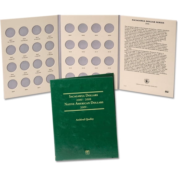2000-2015 Sacagawea Dollar Folder Coin Storage