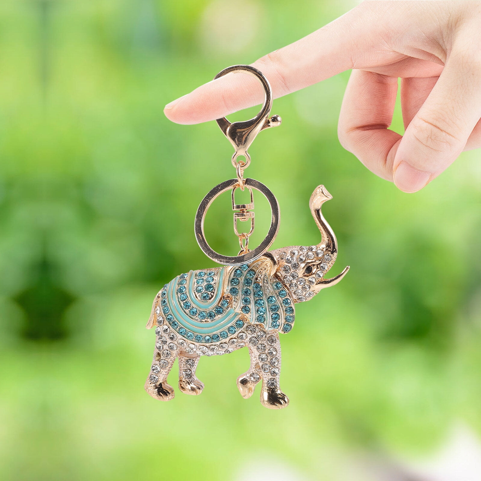 Elephant keychain Elephant Keychain Sparkling Crystal Key Elephant keychain Elephant Keychain Sparkling Crystal Key