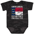 thumbnail image 3 of Inktastic Established November 21, 1789 North Carolina Flag Boys or Girls Baby Bodysuit, 3 of 5