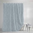 thumbnail image 3 of Sky Blue Plaid Shower Curtains for Bathroom, Farmhouse Buffalo Checkered Gingham Waterproof Fabric Shower Curtain, Decorative Bathroom Curtain for Bathtub, 36"x72", No Hooks Included, 3 of 9