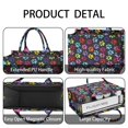 thumbnail image 4 of Large Capacity Tote Bag,Colorful Animal Footprints Handbag Fashion Luxury Tote Bag,15.7"x13"x 5.1" Inches,Laptop Compatible, 4 of 6