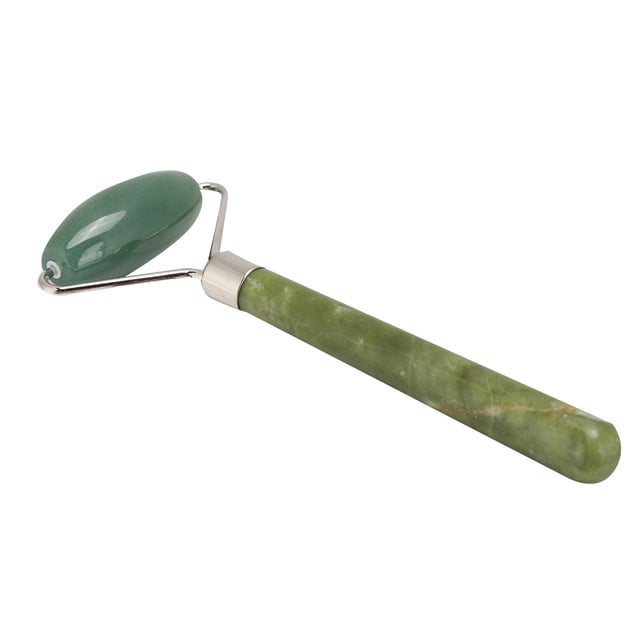 Masajeador Facial Con Rodillo De Piedra De Jade, Instrumento De Masaje Facial Antiarrugas Para Reafirmar La Piel, Instrumento Para Reducir La Hinchazón Para