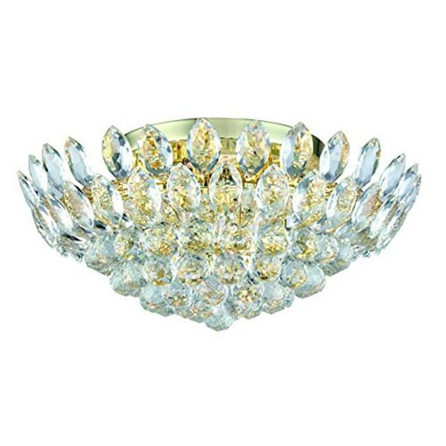 Elegant Lighting 3002F20G-RC Vesper 7 Montage Encastré Léger - Or