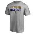 thumbnail image 2 of Men's Ash Baltimore Ravens Iconic Collection Fade Out T-Shirt, 2 of 3