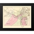 thumbnail image 2 of Walling 18x15 Black Modern Framed Museum Art Print Titled - Salem Massachusetts - Walling 1871, 2 of 5