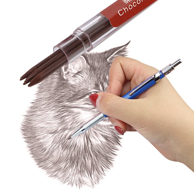Pencil Colored Pencil Mechanical Pencil 2.0mm Pencil Pencil Accessories 2.0mm Colored Mechanical Pencil Leads Anime Engineering Designing Automatic Pencil Core