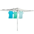 HoneyCanDo Aluminum 210 ft Outdoor Umbrella Clothes Drying Rack