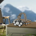 thumbnail image 5 of Rechargeable LED Headlamp Lightweight For Camping Hiking Night Work Outdoor Adventure Emergency Headlamp, 5 of 5
