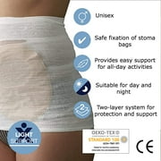 Carefix StomaSafe Classic Ostomy Support Garment: Medium, 37.5 - 45.5, 3 Count White