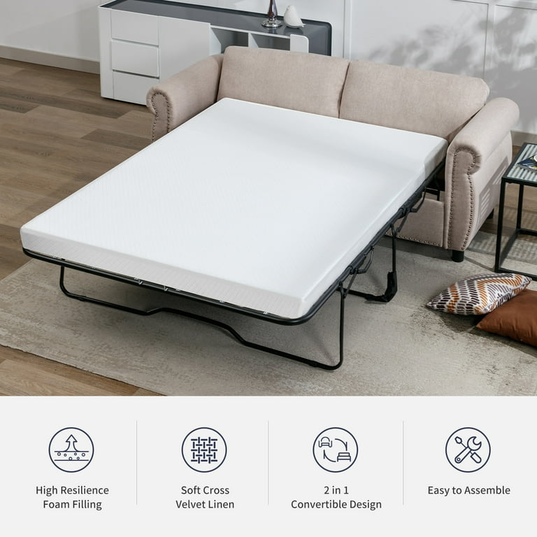 Zafly 2 In 1 Pull Out Sofa Bed