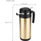 thumbnail image 4 of Hervidor 1200Ml Hervidor eléctrico de acero inoxidable para automóvil 12V Hervidor para automóvil Taza calentada Caldera de agua Calefacción Taza para beber (Color: 12V) esquí esquí Gafas de esquí, 4 of 5