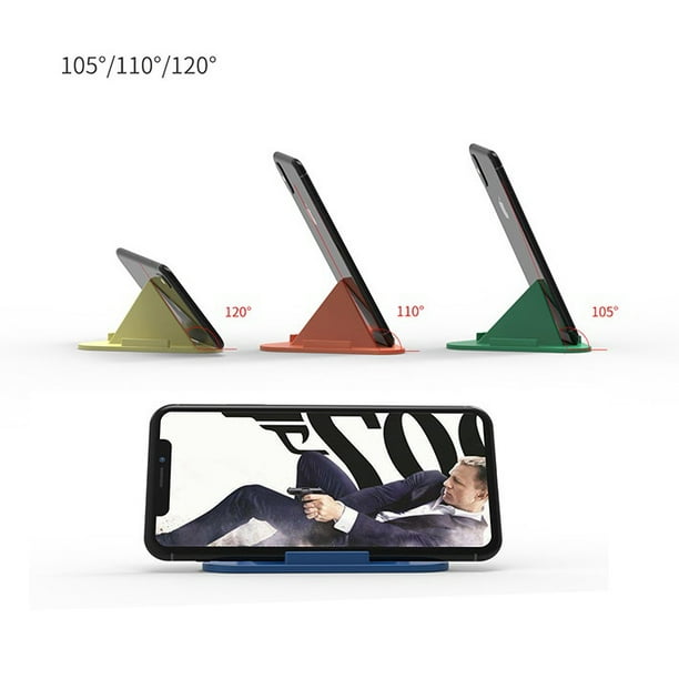 Pyramid Mobile Holder Stand Universal Desk Table Triangle Shape phone Mount  Anti Slip Safe Multi Angle
