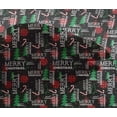 thumbnail image 4 of oneOone Viscose Chiffon Black Fabric Merry Christmas Quilting Supplies Print Sewing Fabric By The Yard 42 Inch Wide, 4 of 4