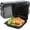 Black-34 fl oz - 1 compartment, variant on Plastic Containers Mineral Filled Pp - 50 Pack 9x6 27 Oz Shrink Wrap Bpa Free | Stackable Meal Prep Clamshell Food Container Reusable Microwave Safe Leftovers Takeout Catering To Go Box