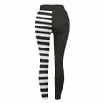 thumbnail image 5 of Soft Leggings for Women High Waist Striped Full Length Workout with Pockets Gym Fitness Tummy Control Pants for Yoga Running, 5 of 5